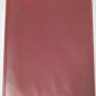 Red Plastic 1" Ring Binder with Top Loading Exterior Front Cover Sleeve