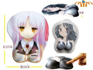Angel Beats 3D Mouse Pad, Size:&Acirc;&nbsp;27 x 22&Acirc;&nbsp;cm!