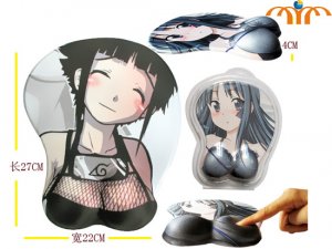 Naruto Anime 3D Mouse Pad, Size:&Acirc;&nbsp;27 x 22&Acirc;&nbsp;cm!