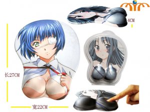 EVA Anime 3D Mouse Pad, Size:&Acirc;&nbsp;27 x 22&Acirc;&nbsp;cm!