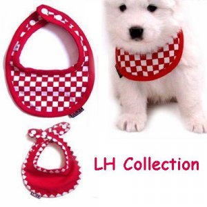 Pet Reversible Scarf - Checked Design