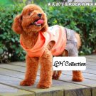 Doggie;s vest & pants in one piece - Orange Color
