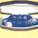 Vintage cuff links and button links with original box