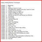 Hobby Knitting Machine DVD Tutorial Disk 1