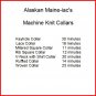 Machine Knit Collars