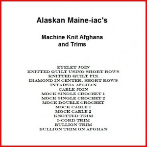 Machine Knit Afghans & Trims