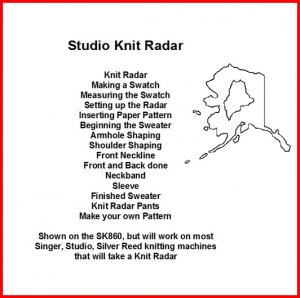 Using your Studio Knit Radar