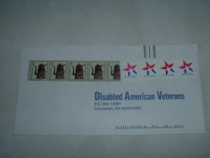 Mint Stamps on DAV Envelope