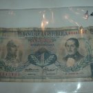 One Peso GOLD Colombian Paper Money