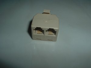Dual Phone Jack Connector - NEW