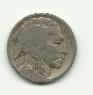 1920 #8 Buffalo Nickel