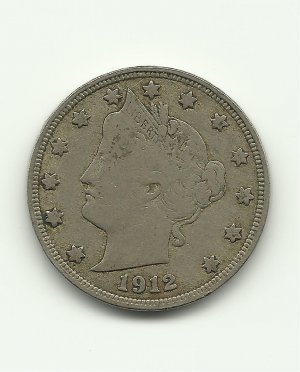 1912-D #3  V Liberty nickels