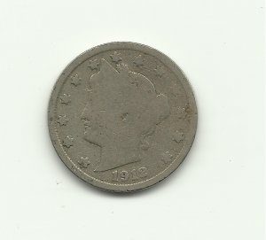 1912 #1 V Liberty nickel