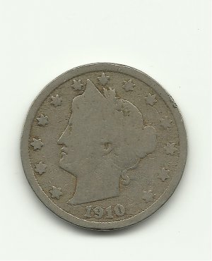 1910 #1 V Liberty nickel