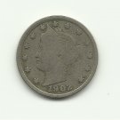1902 #11 V Liberty nickel