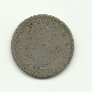 1897 #1  V Liberty nickel