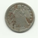 1854 Seated Liberty Dime