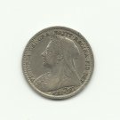 1895 3 Pence UK Silver Collection