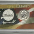 AU-50 1958-D Silver Washington Quarter Set