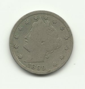 1899 #8 Liberty V Nickel