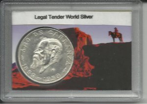 1859-1969 Mexican Cinco Peso Commemorative Silver