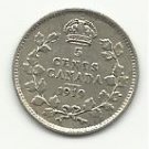 1919 #2 .925 Sterling Silver Canadian 5 cents