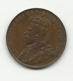1920 #1 Canadian one cent.