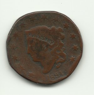 1831 Coronet Large Cent Collection