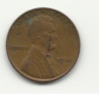 1941 #1 Lincoln Cent