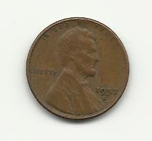 1957-D #4 Lincoln Cent