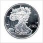 Unc. 1/10 Oz.  Walking Liberty .999 Silver Round