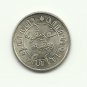 1942-S #1  Gem BU  Silver 1/10 Gulder  from Dutch East Indies, Netherlands.
