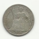 1923 #1  Silver 10 Centimes from Indo-China (Vietnam).