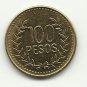 2010  Unc. Golden 100 Pesos Colombia