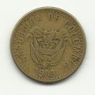 1989 #1 20 Pesos - Colombia.