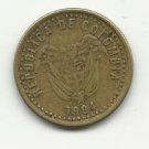 1994 #1 -  20 Pesos - Colombia.