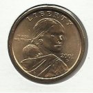 2001-D #1 Unc. Sacagawea Golden Dollar.