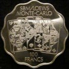 Monte-Carlo Casino Limited Edition PROOF 100 FRANCS