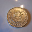 1962 Silver José María Teclo Morelos Un Peso