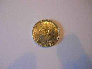 1969-D #3 Silver Kennedy Half Dollar.