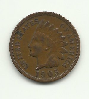 1905 #1 FULL LIBERTY Indian Head Penny