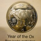 2000 The Year of The Ox Coin