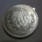 1938 #5 Unc.  Mexican Un Peso Silver Dollar