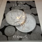 New Harris & Co. Peace Dollar 1921-1935 Empty Coin Folder
