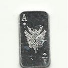 Ace of Diamonds one gram .999 Silver bar.