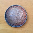 1896 #4  90% Silver RainBow Morgan Dollar