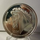 2014 1 oz Year of the Horse Proof Like Silver Bullion
