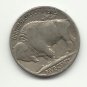 1927-D #1 Buffalo Nickel with 3/4 horn.