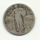 1927 #1 90% Silver Standing Liberty Quarter.