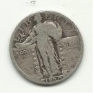 1929 #1 90% Silver Standing Liberty Quarter.